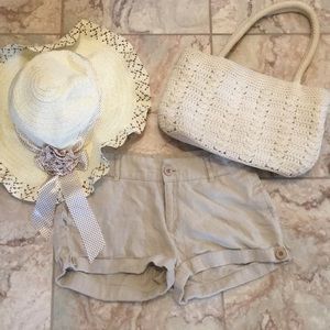 Beige shorts